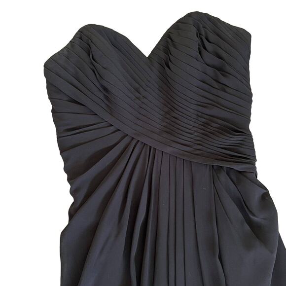 WTOO Watters and Watters Sz 6 Bridesmaid Wedding Gown Black Bridesmaid Formal A2 - Picture 1 of 10